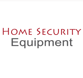 Home Security in red text and Equipment in Grey