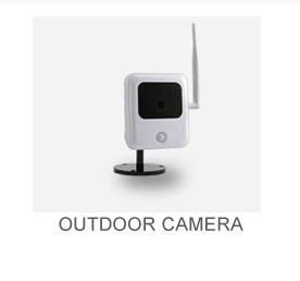 Wireless outdoor security camera with antennae