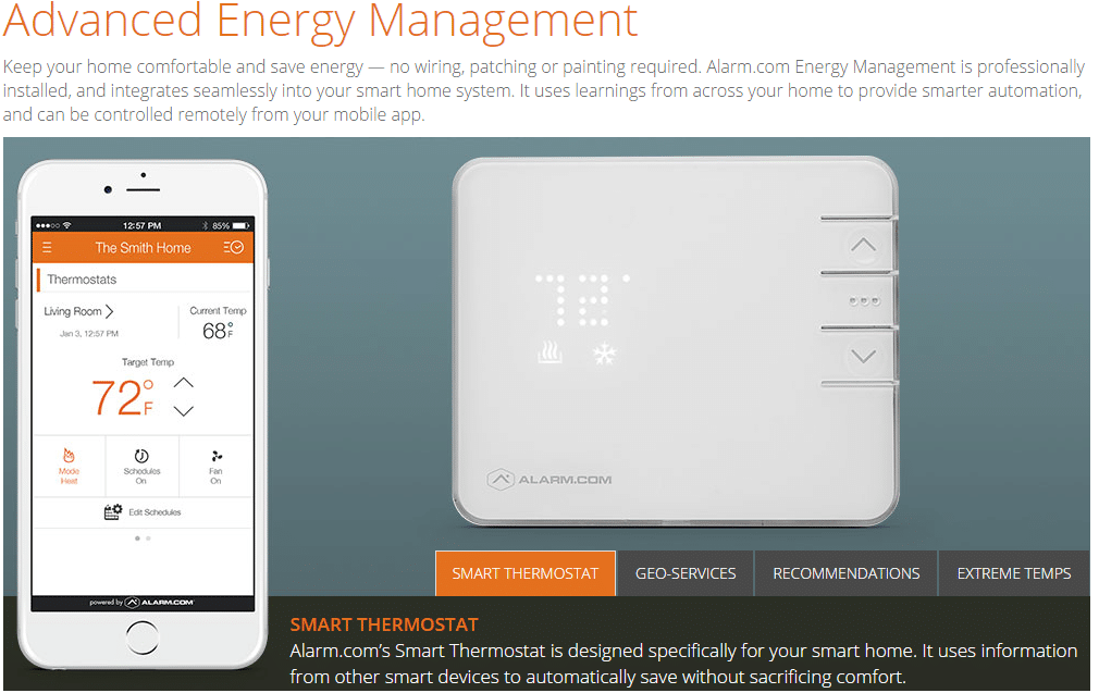 alarm.com energy management