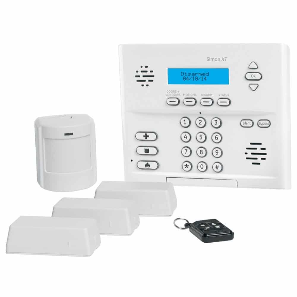 GE simon XT wireless kit home security system