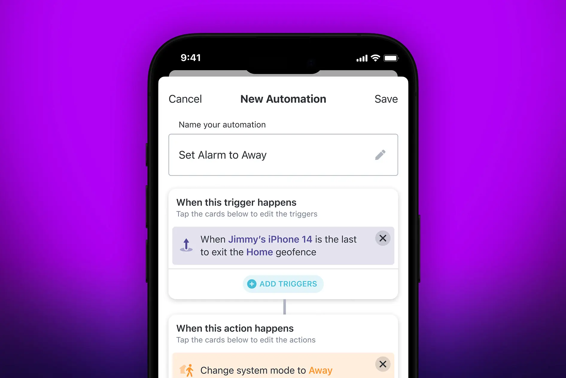 abode cue home automation setup